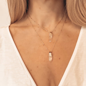 Open image in slideshow, INDIE_QUARTZ NECKLACE
